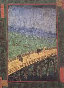 Vincent Van Gogh Japonaiserie:Bridge in the Rain (nn04) Germany oil painting reproduction